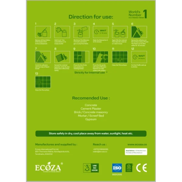 Tile Adhesive Diamond Grey